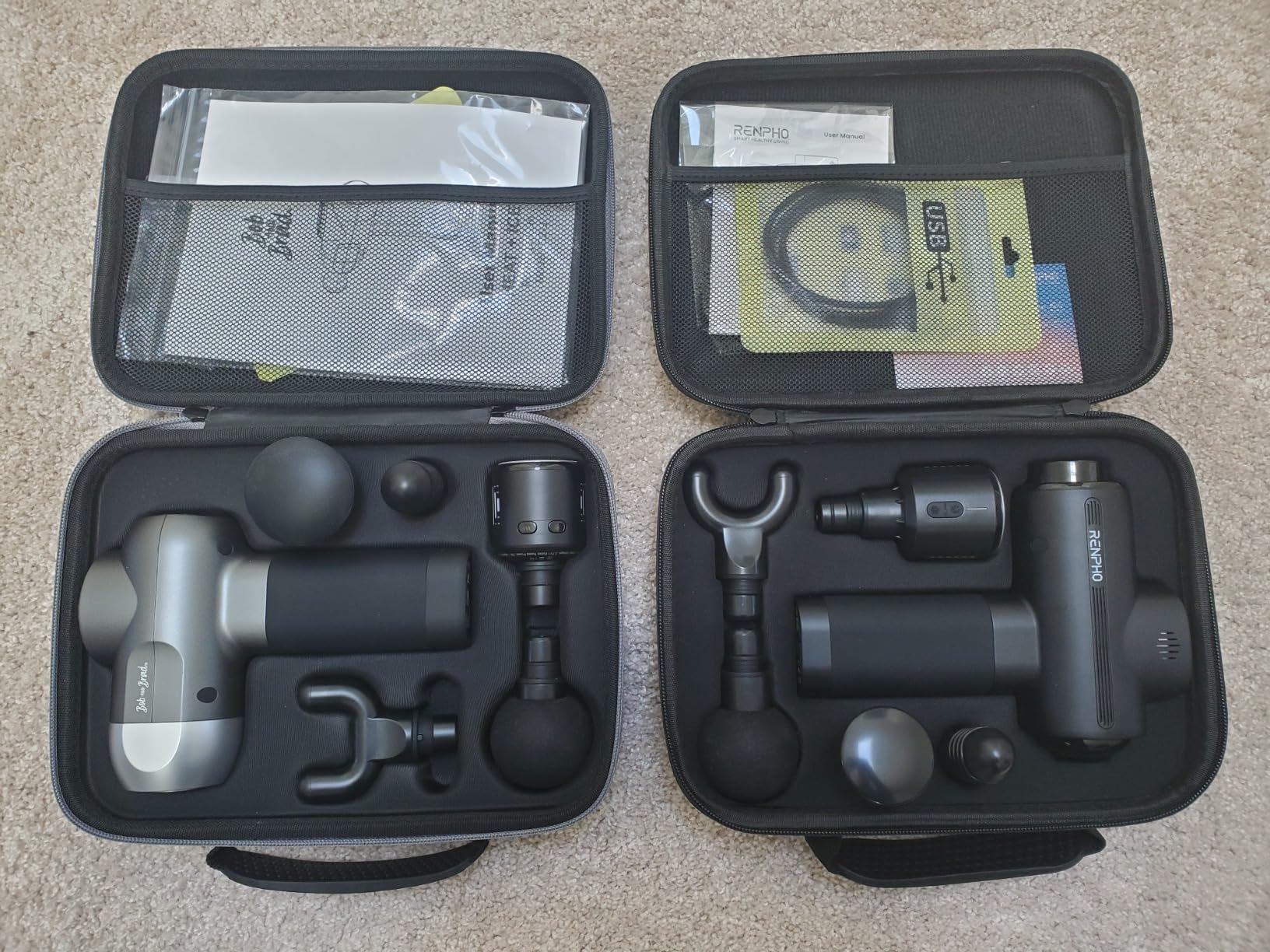 RENPHO Active Massage Gun Deep Tissue, Percussion Handheld Neck Massager customer photo 1