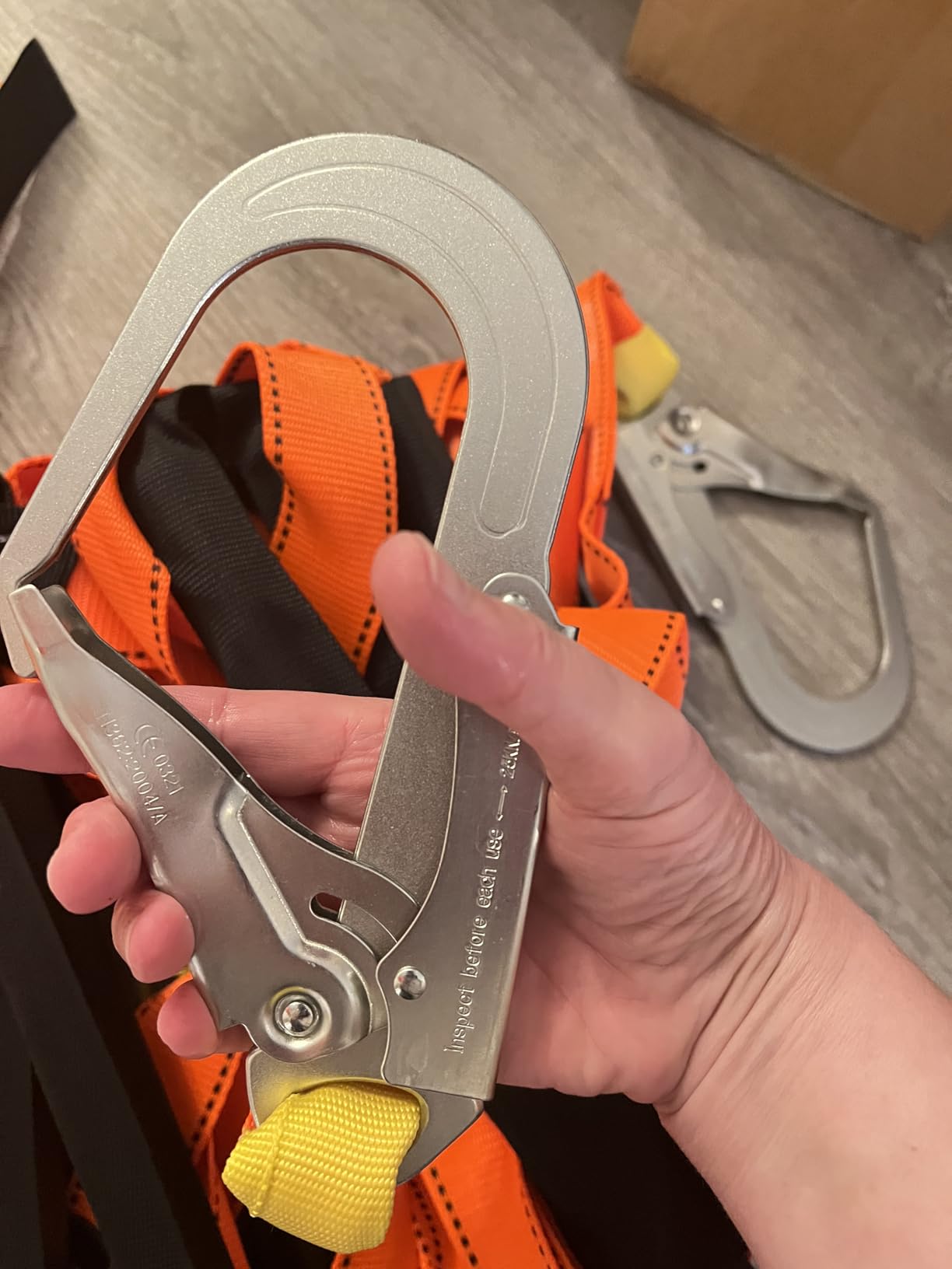 Fire Escape Ladder with 2 Heavy Hooks, 16.7 Feet Emergency Ladders 2 Story customer photo 2