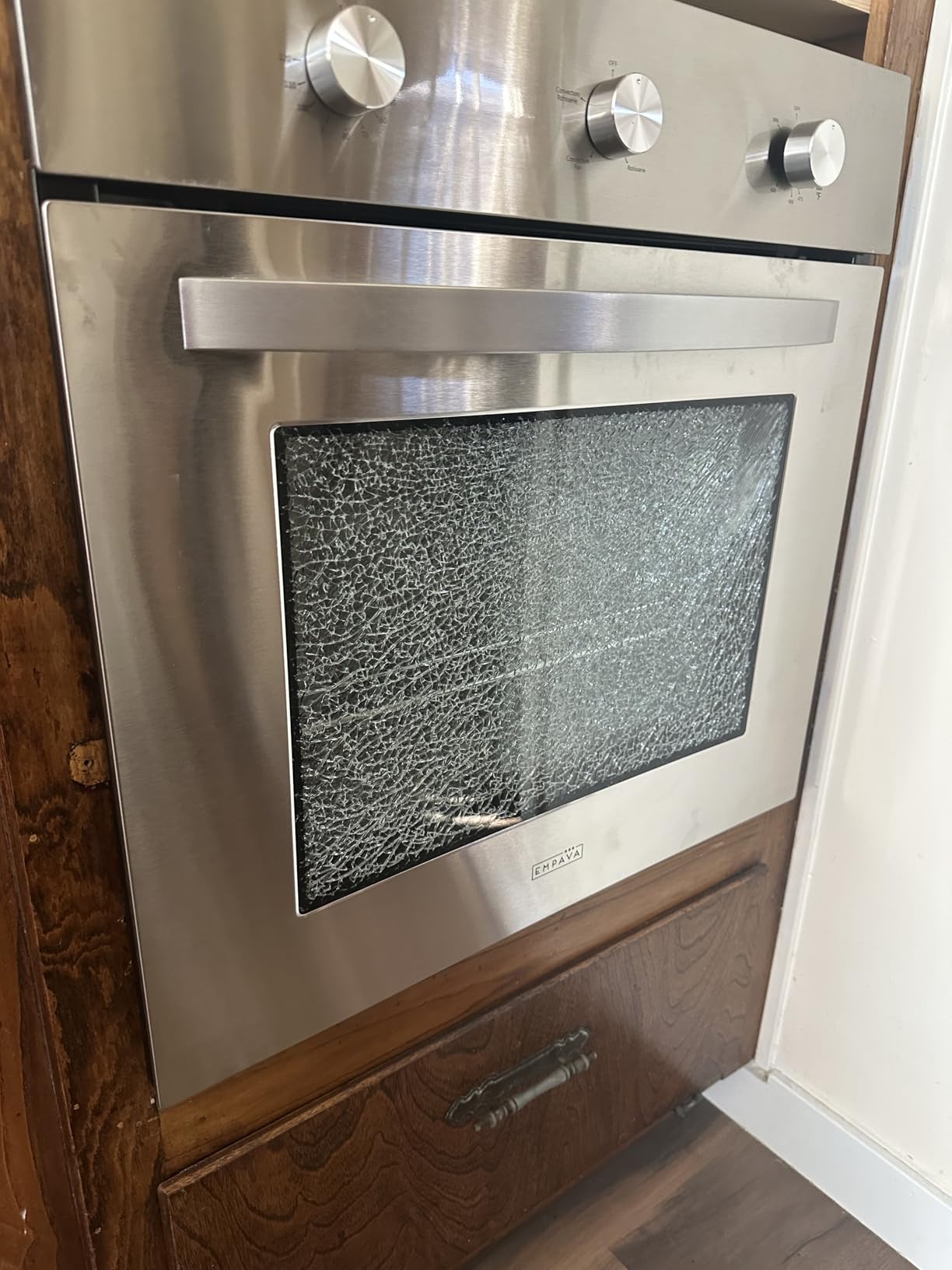 Empava 24 Inch Natural Gas Single Wall Oven with 5 Cooking Modes customer photo 1