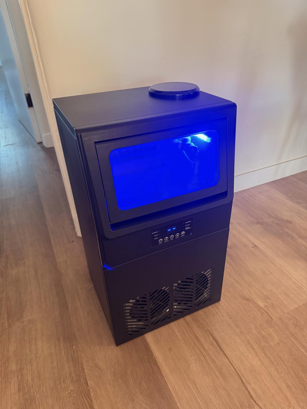 110 lbs Commercial Ice Maker Undercounter Built-in Freestanding Self-Clean customer photo 2