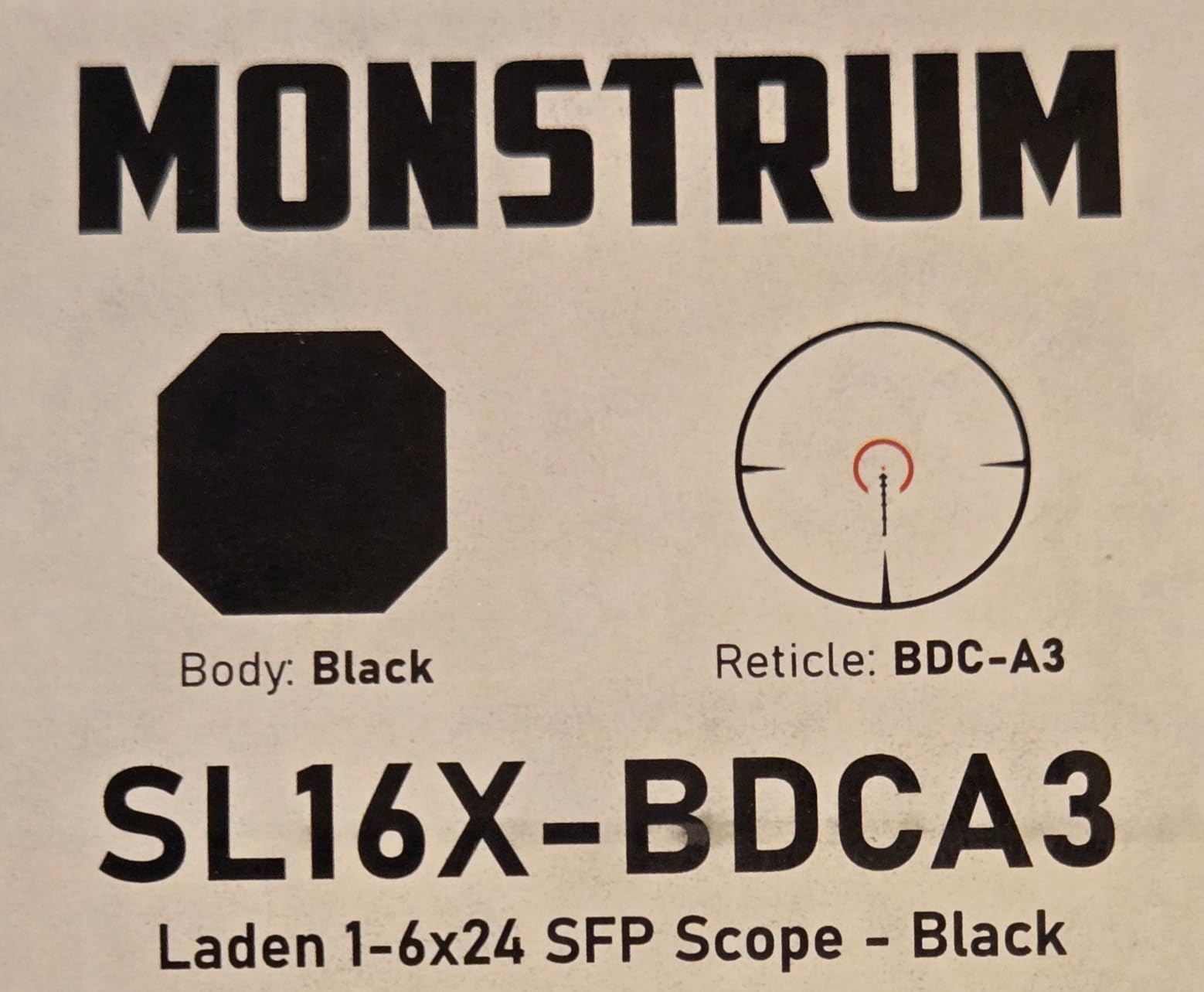 Monstrum Ladon 1-6x SFP LPVO Rifle Scope customer photo 1