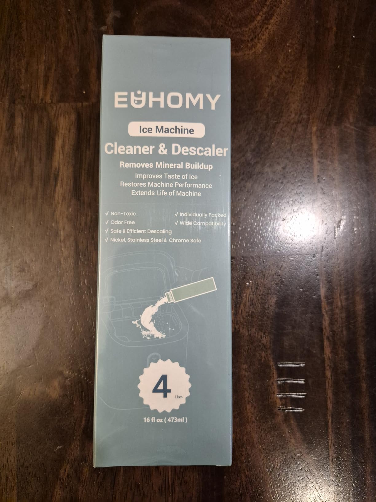 EUHOMY Nugget Ice Maker Machine, 80lbs/24H, Stainless Steel, 15lbs Bin customer photo 2