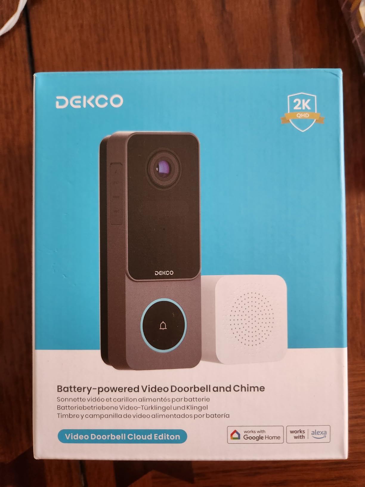 DEKCO 2K Wireless Video Doorbell Camera, Head-to-Toe View customer photo 1