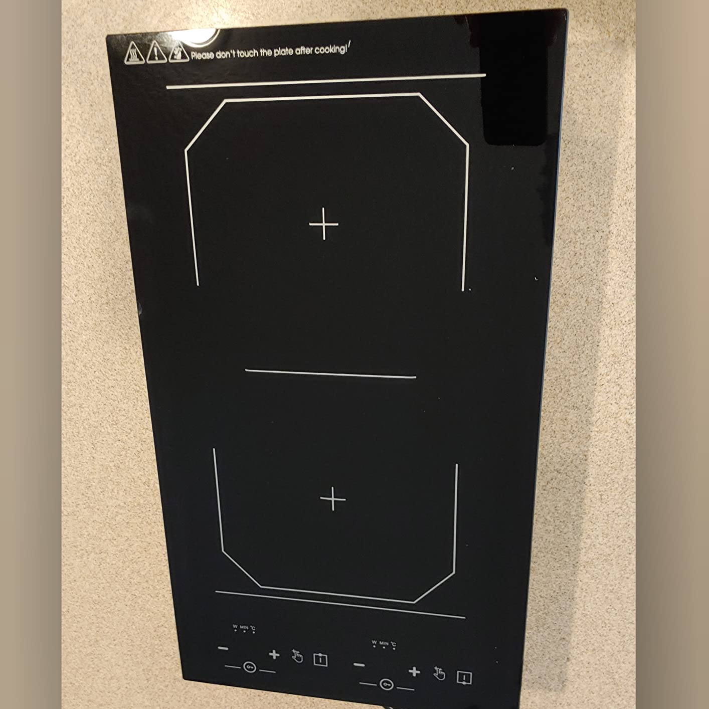 30 Inch Induction Cooktop with Downdraft, 4 Burner 220V Electric Stove Top customer photo 2