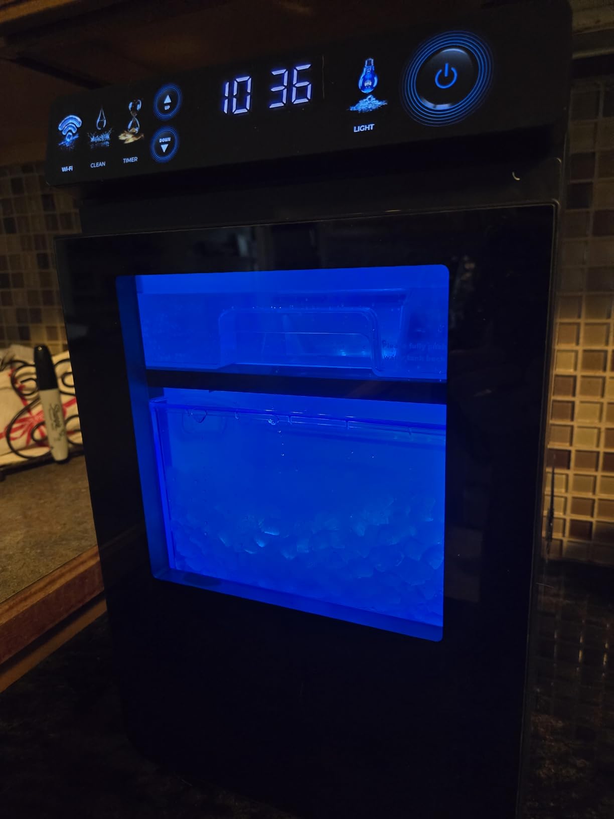 ecozy Nugget Ice Maker Countertop, 44 lbs/24H Ice Machine with APP Control customer photo 1