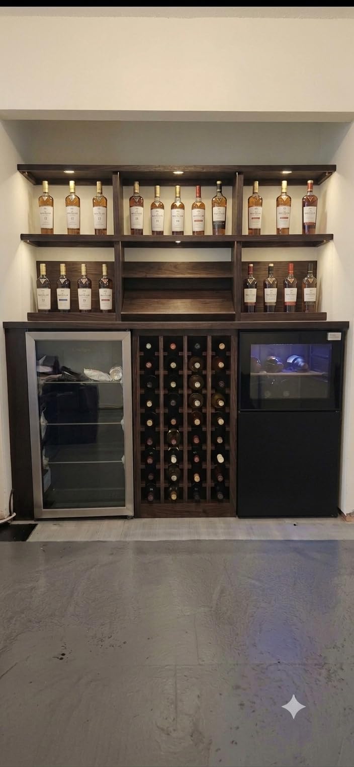EUHOMY 24 Inch Wine and Beverage Refrigerator, Dual Zone Wine Cooler customer photo 1