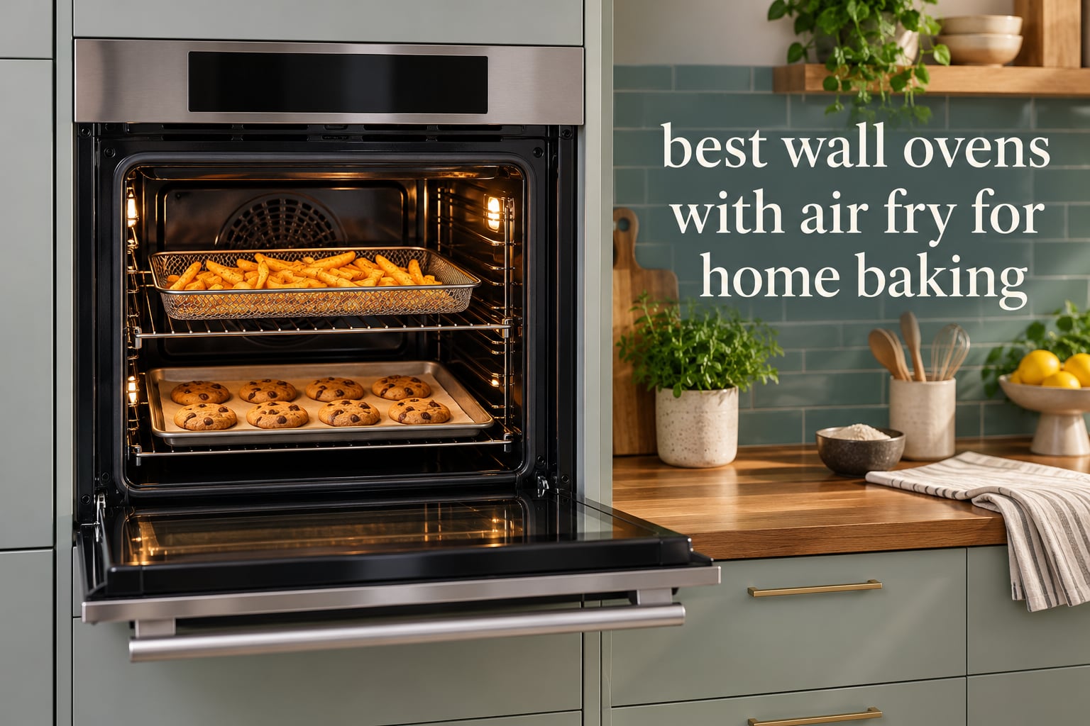 best wall ovens with air fry for home baking