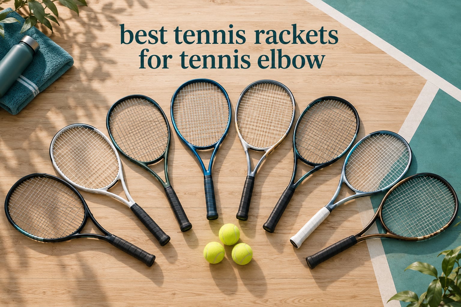 best tennis rackets for tennis elbow