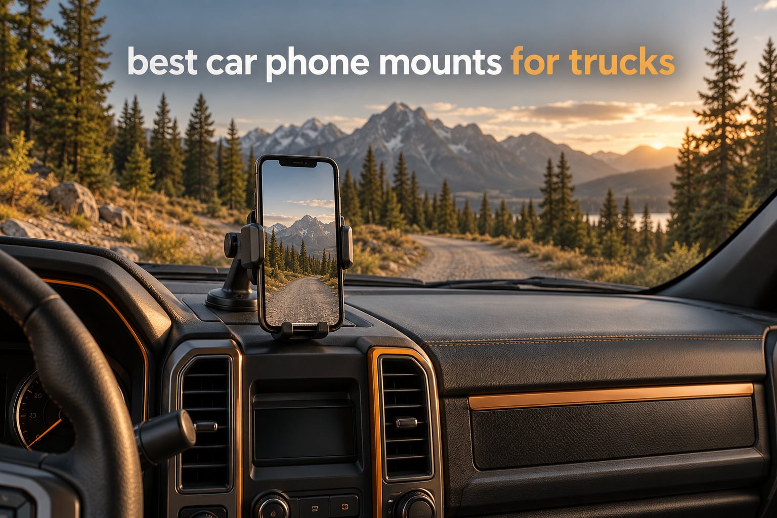 best car phone mounts for trucks