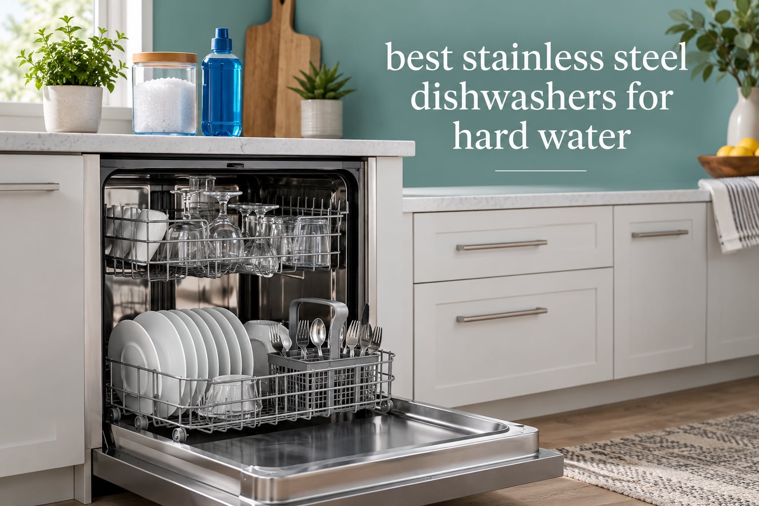 best stainless steel dishwashers for hard water