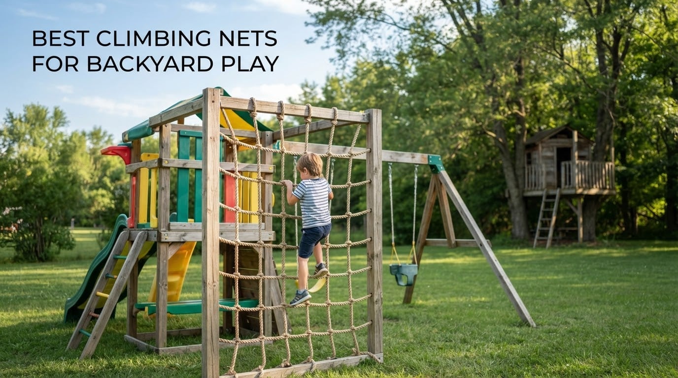 best climbing nets for backyard play