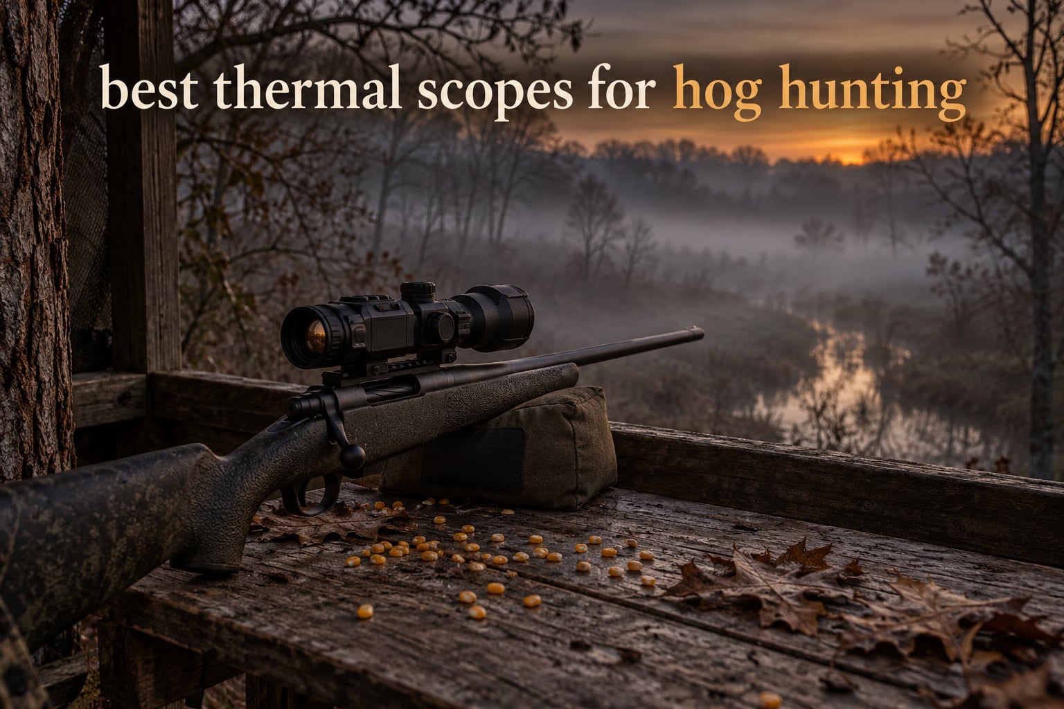 best thermal scopes for hog hunting