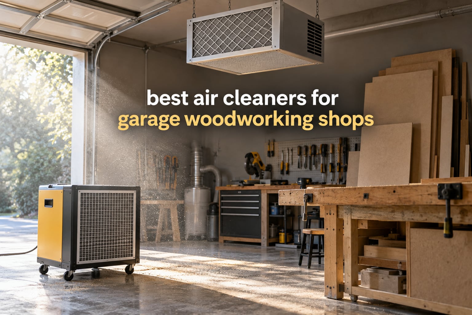 best air cleaners for garage woodworking shops