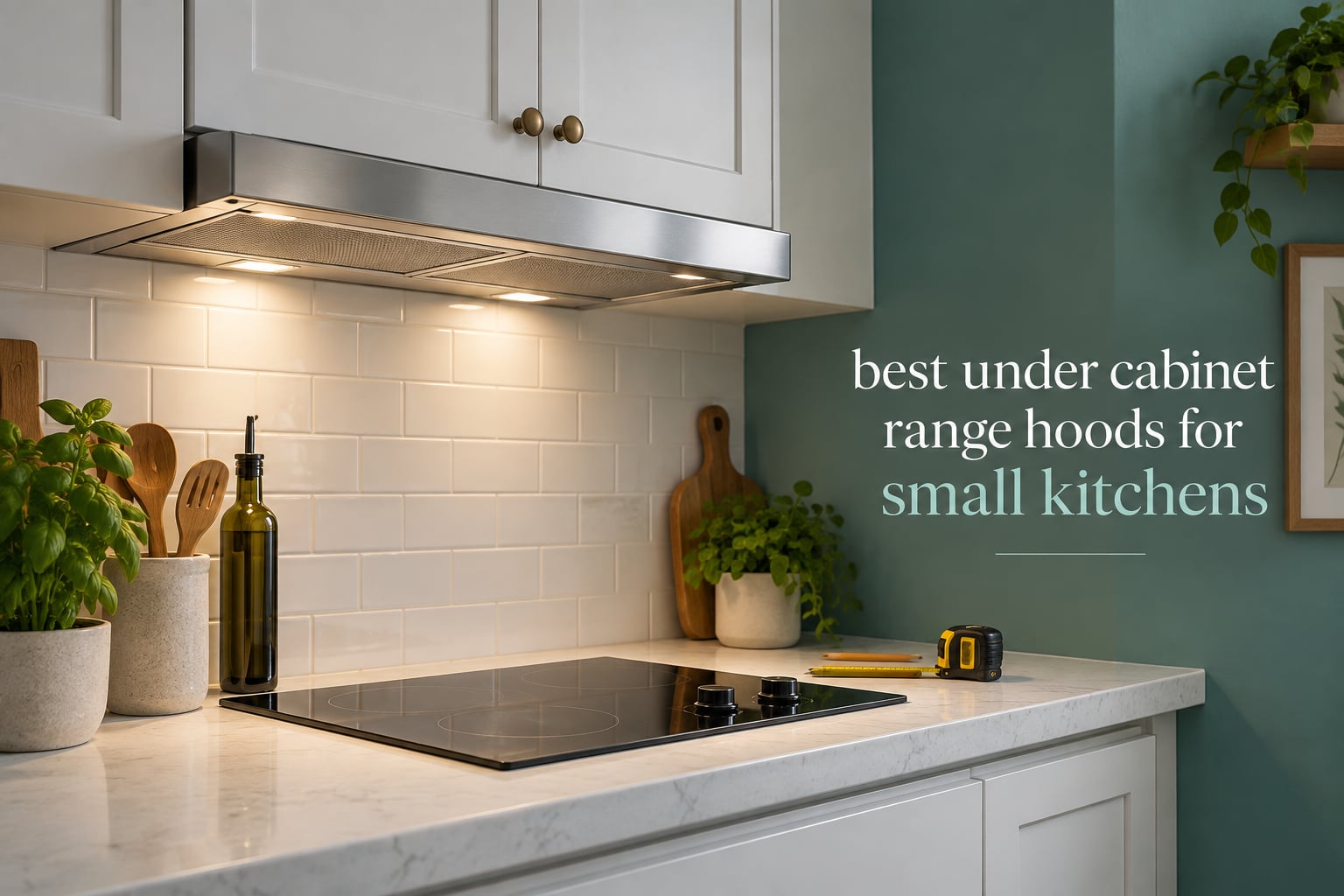 best under cabinet range hoods for small kitchens