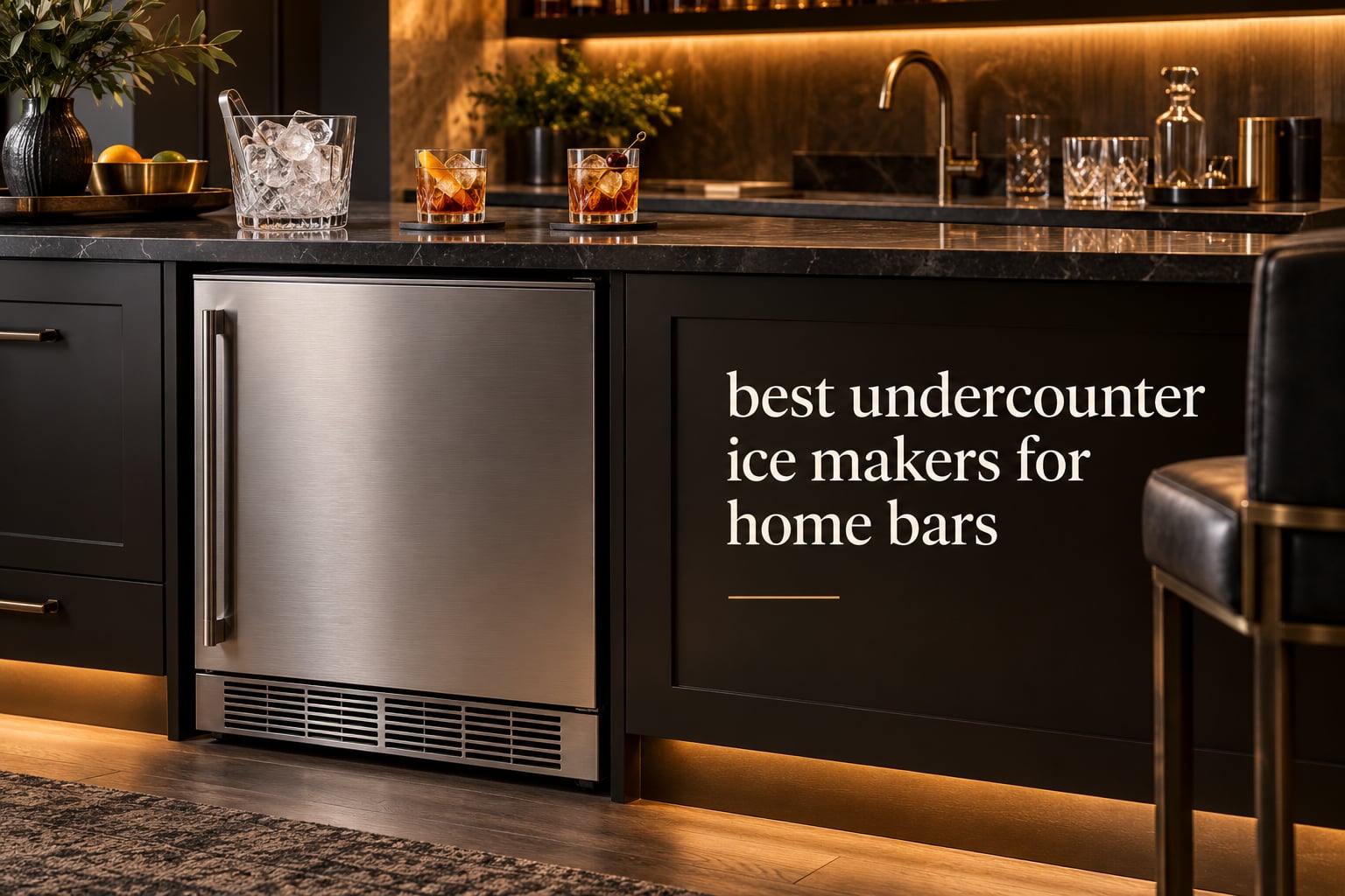 best undercounter ice makers for home bars