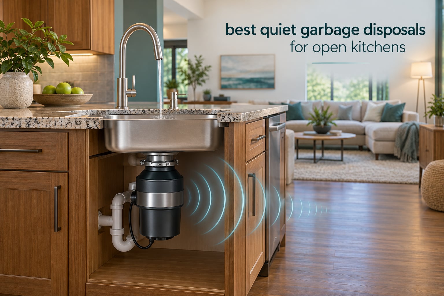 best quiet garbage disposals for open kitchens