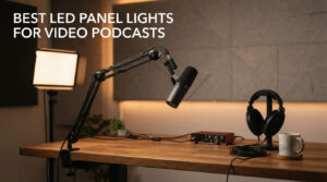 best led panel lights for video podcasts