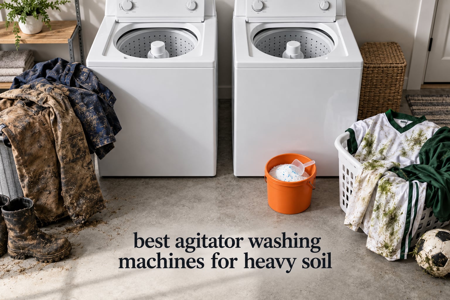 best agitator washing machines for heavy soil
