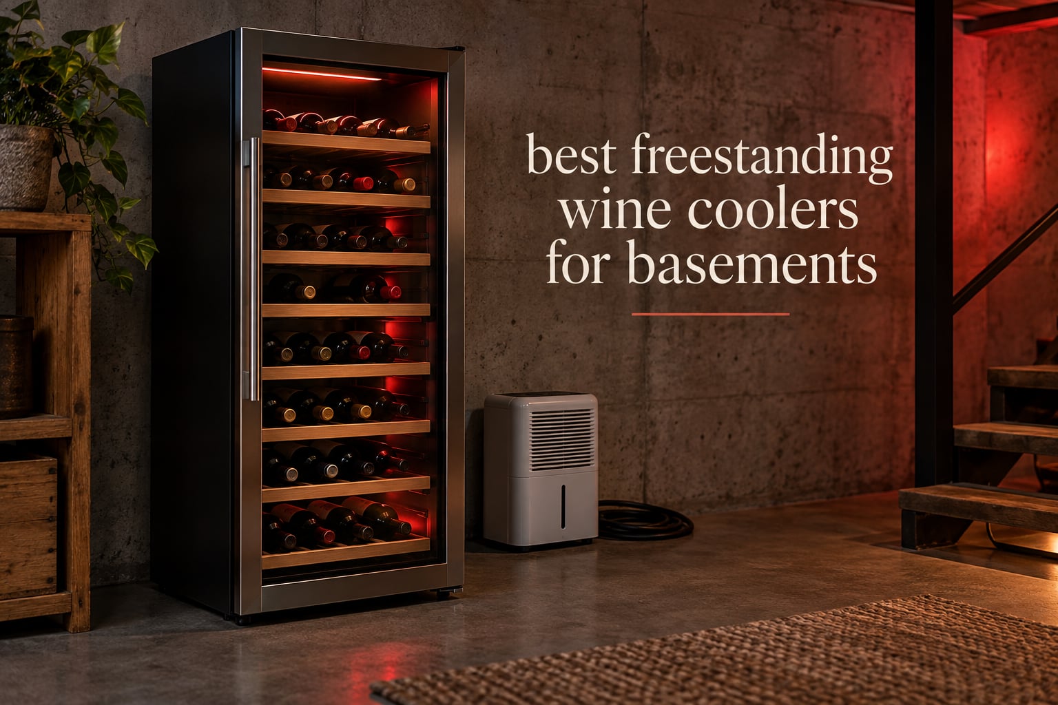 best freestanding wine coolers for basements