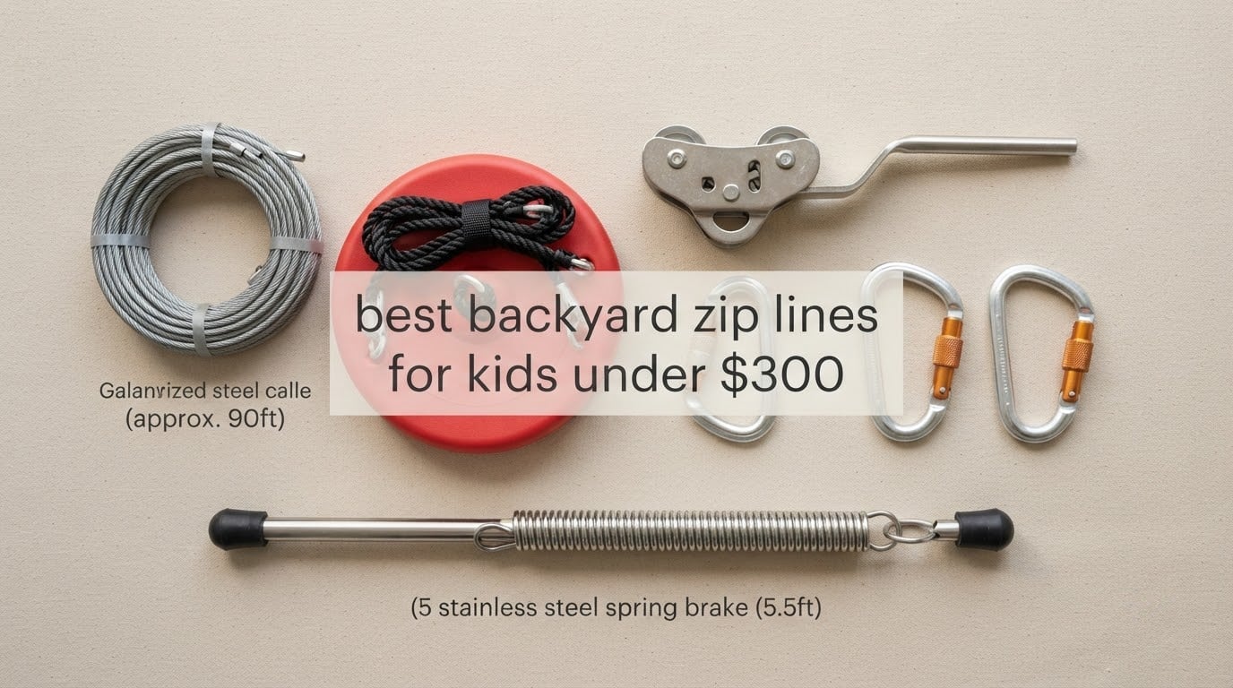 best backyard zip lines for kids under $300