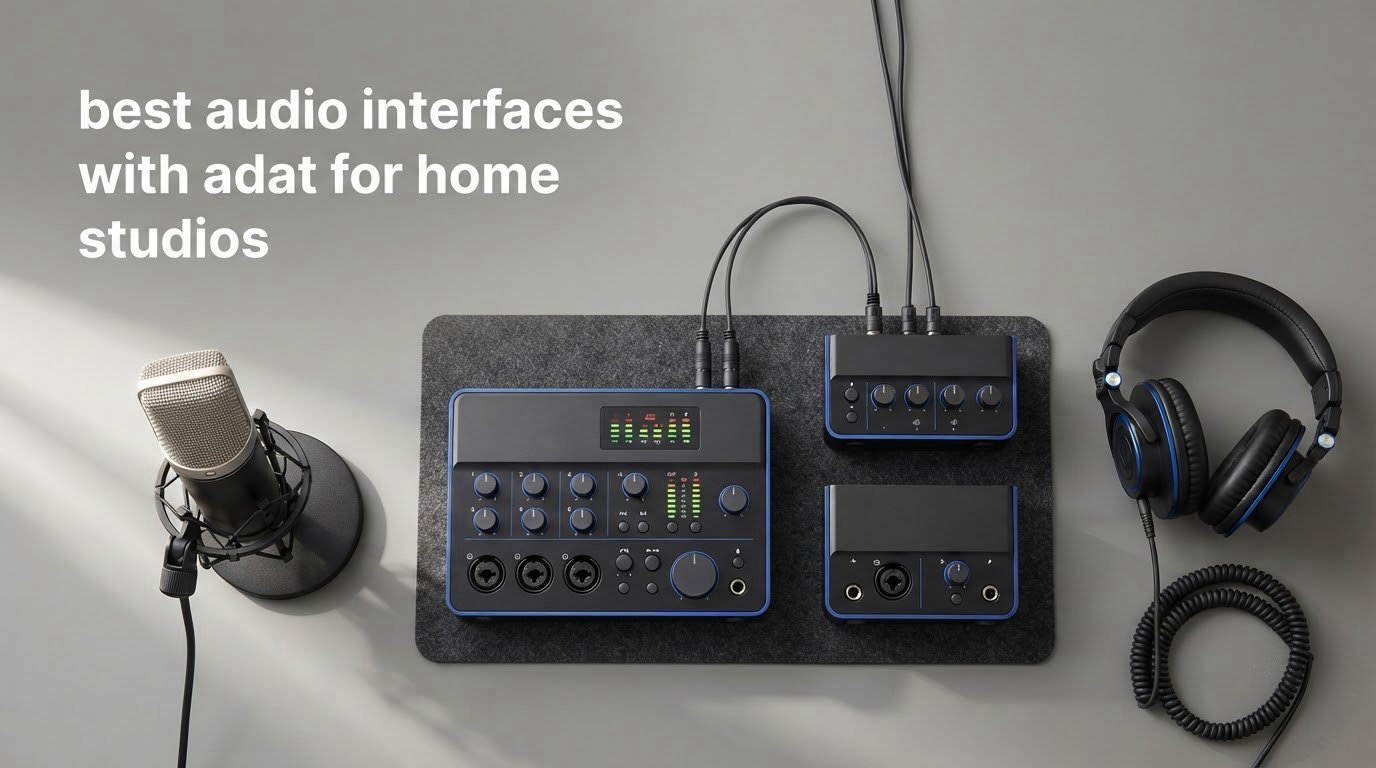 best audio interfaces with adat for home studios