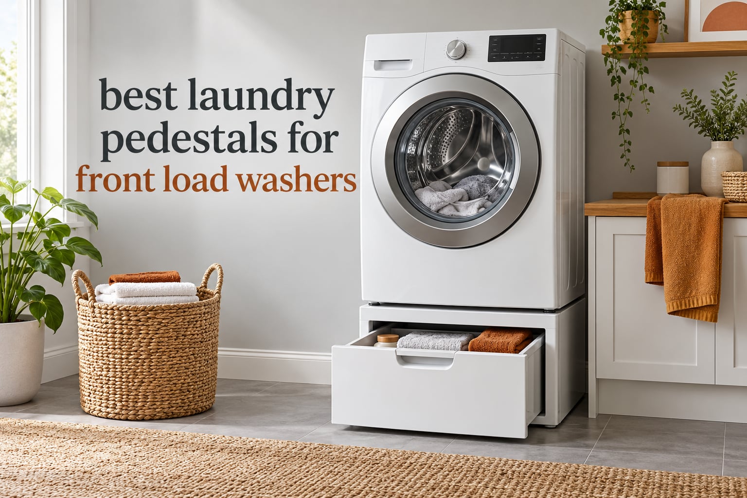 best laundry pedestals for front load washers
