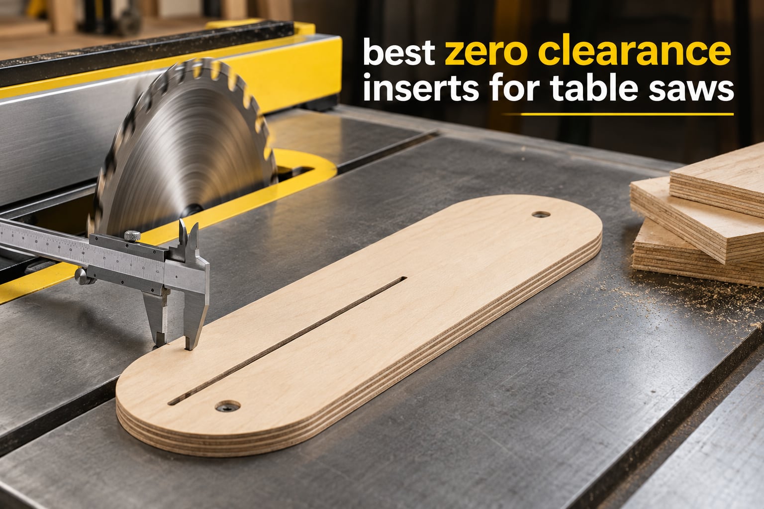 best zero clearance inserts for table saws