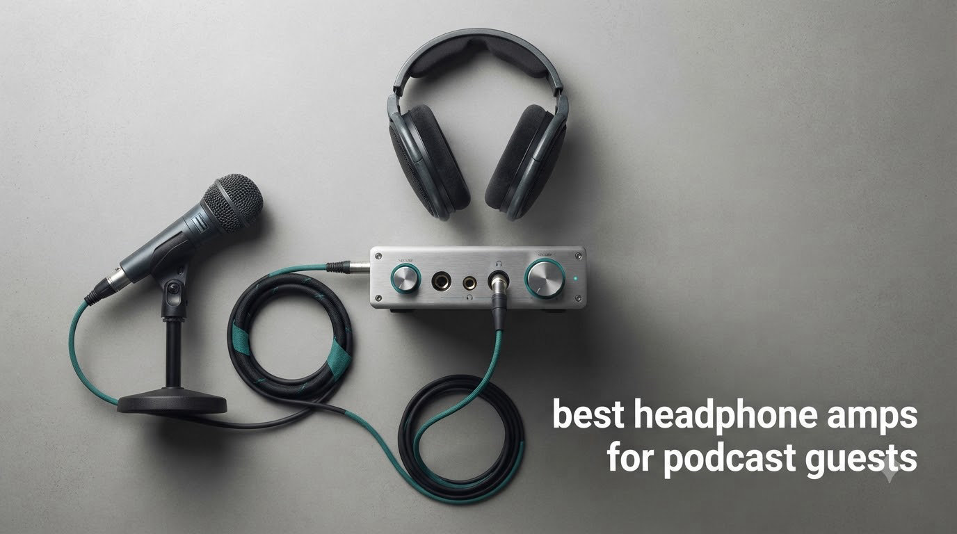 best headphone amps for podcast guests