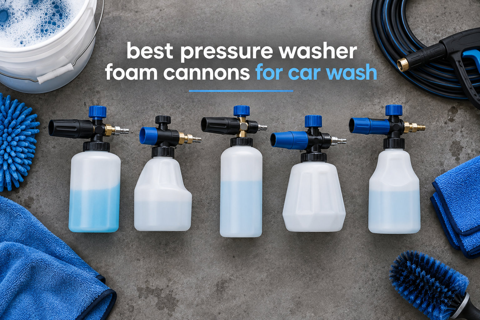 best pressure washer foam cannons for car wash