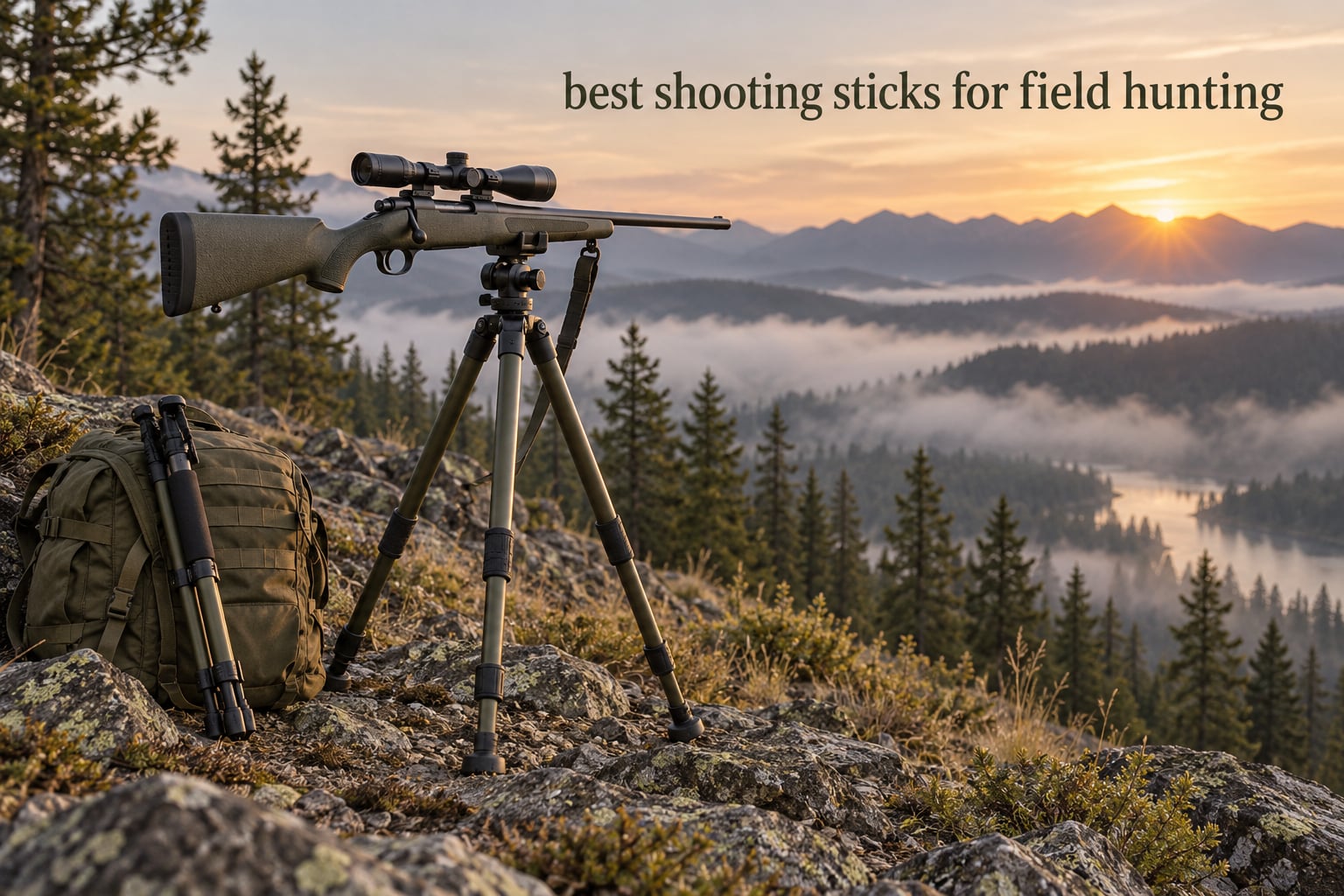 best shooting sticks for field hunting