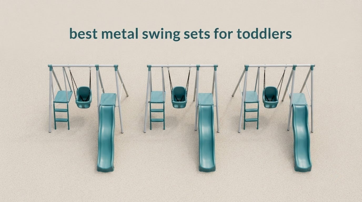 best metal swing sets for toddlers