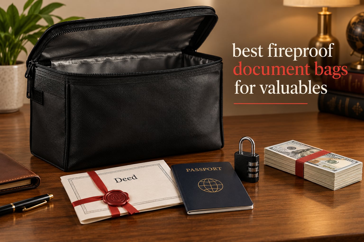 best fireproof document bags for valuables