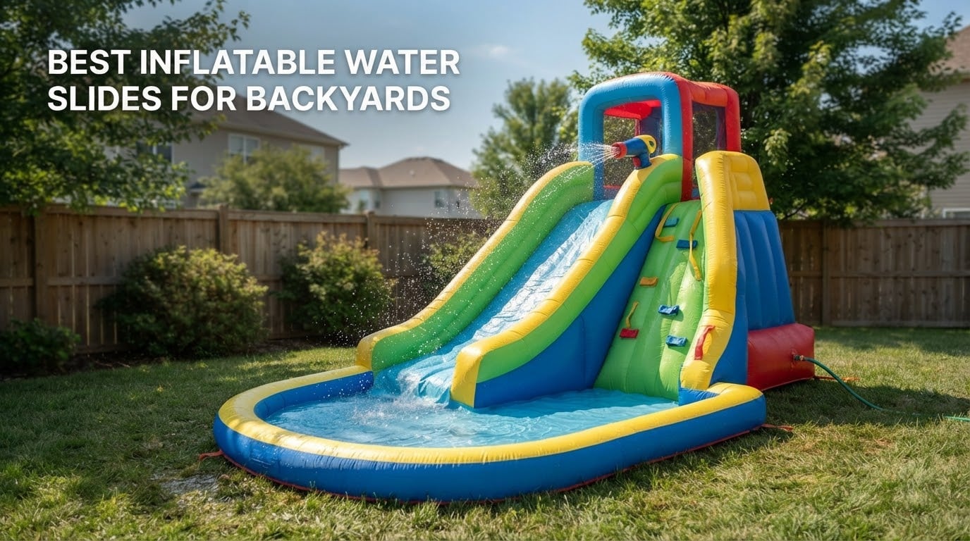 best inflatable water slides for backyards