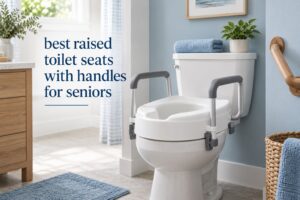 best raised toilet seats with handles for seniors