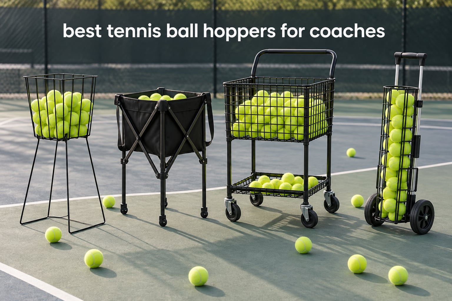 best tennis ball hoppers for coaches