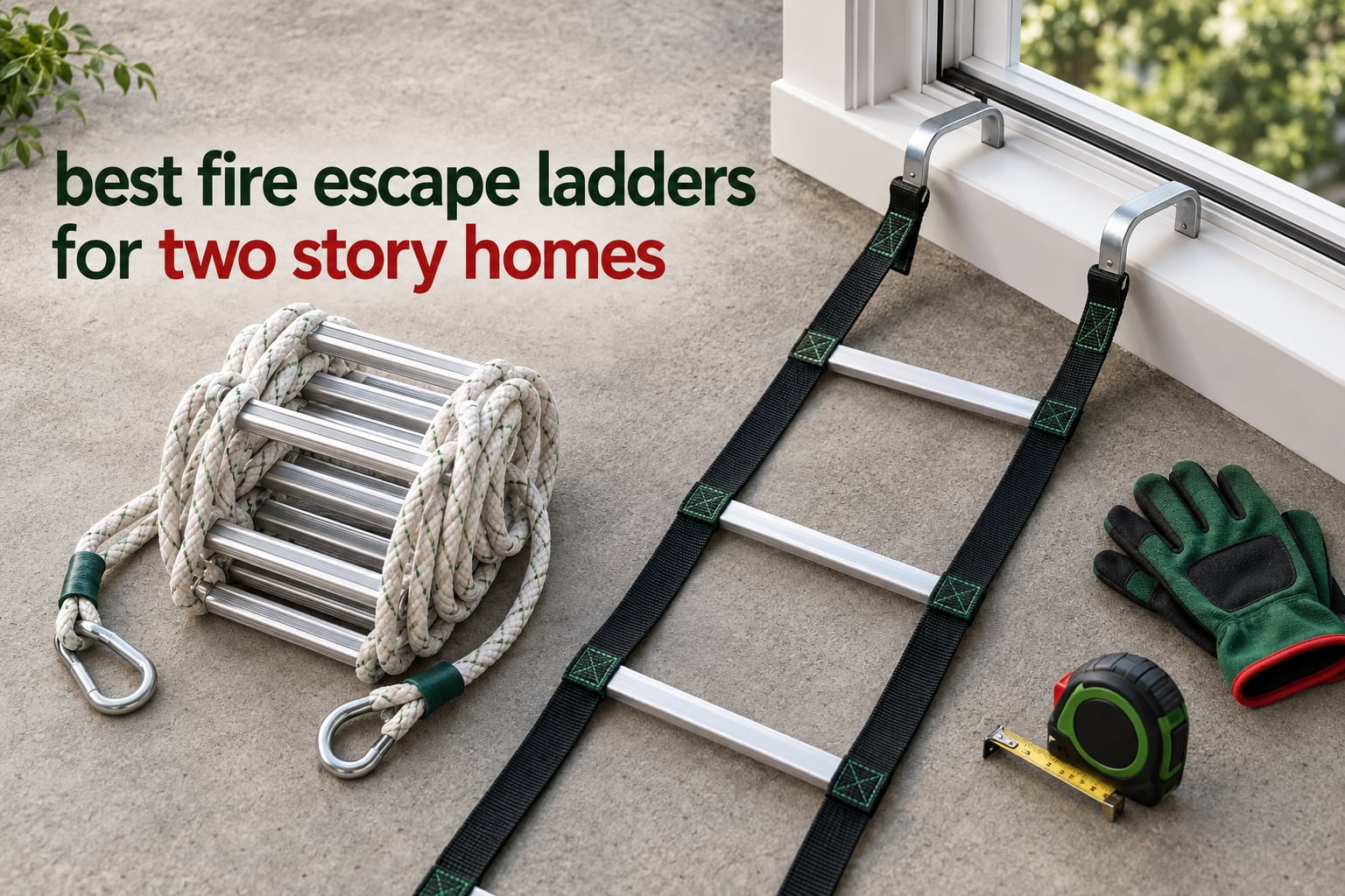 best fire escape ladders for two story homes