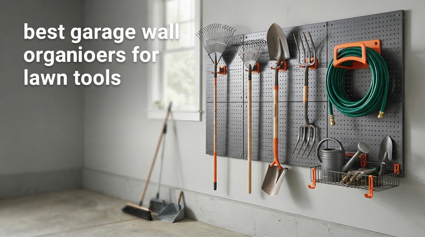 best garage wall organizers for lawn tools