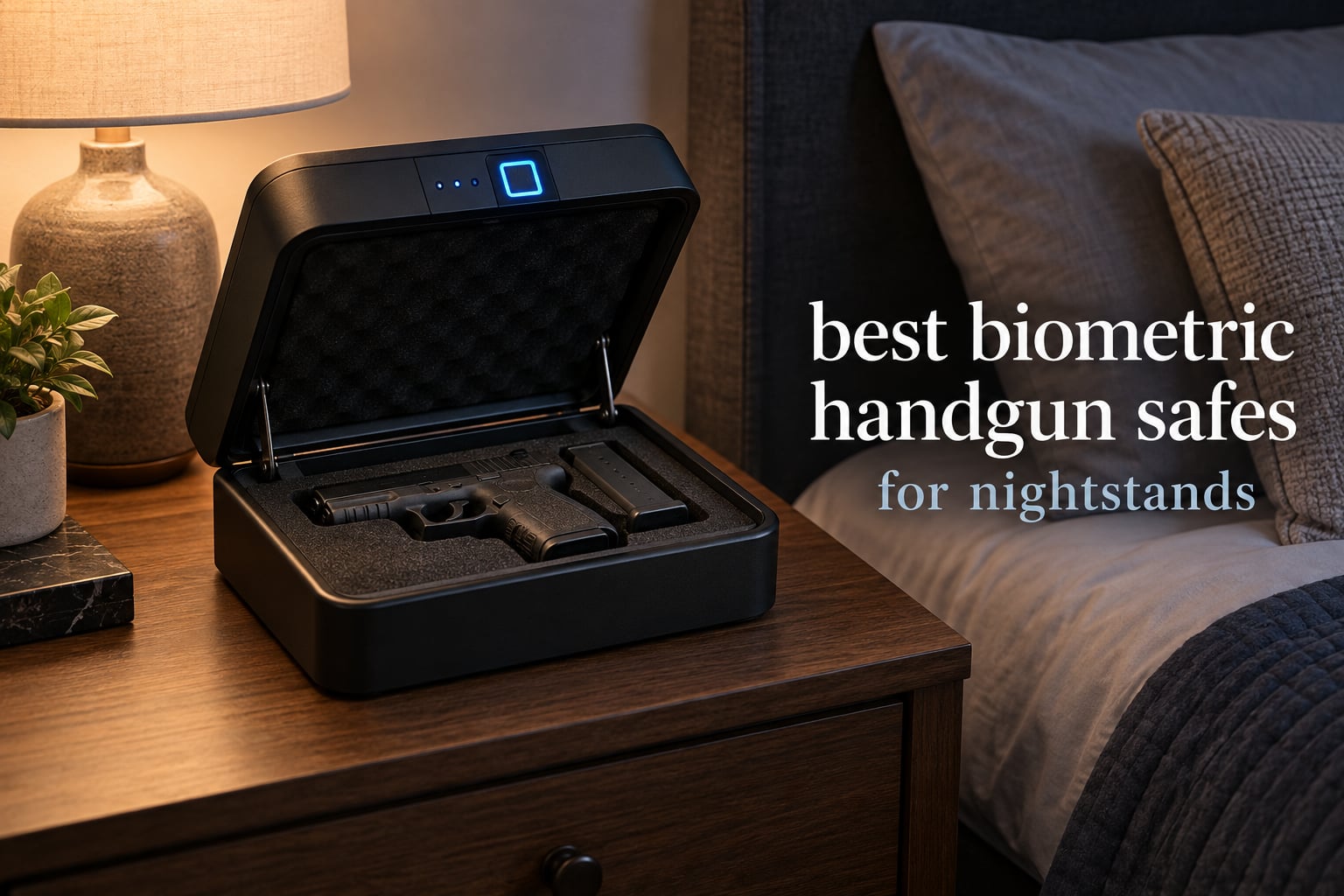 best biometric handgun safes for nightstands