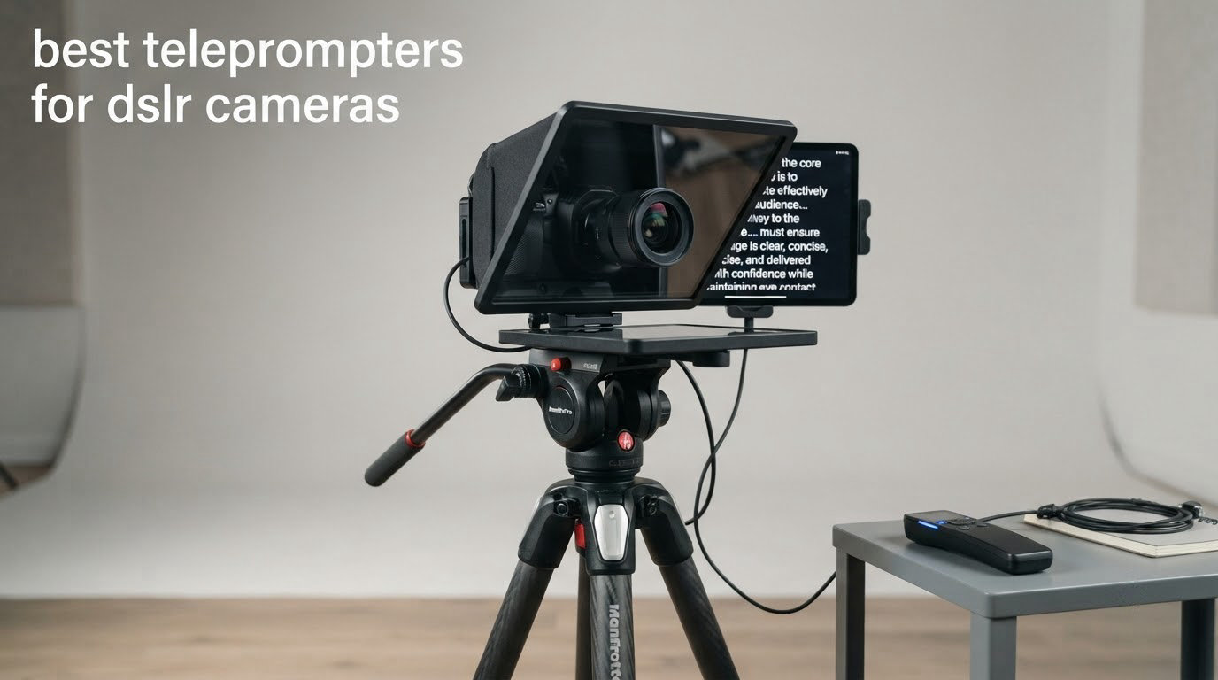 best teleprompters for dslr cameras