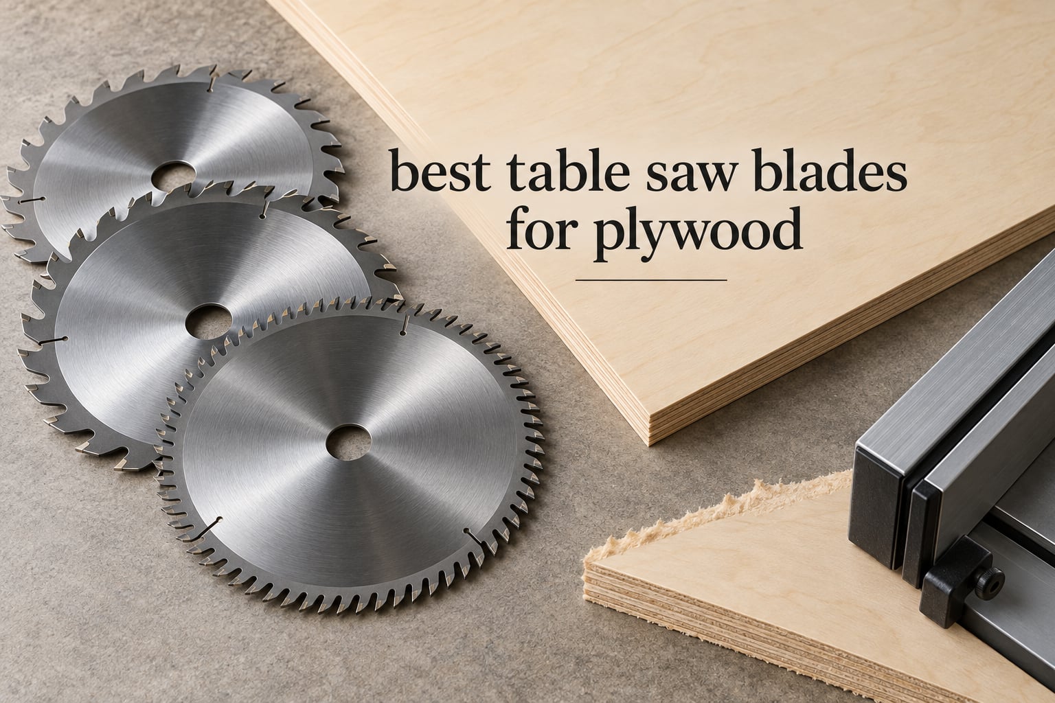 best table saw blades for plywood